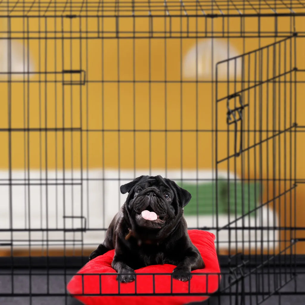  Relaxdays Faltbarer Hundekäfig Größe S-XXXL