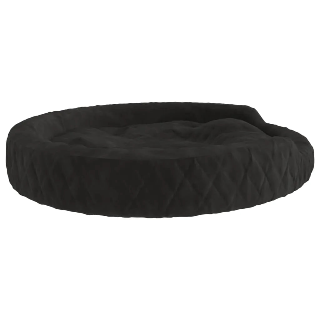  VidaXL Hundebett Schwarz 70x55x23 Cm Plüsch