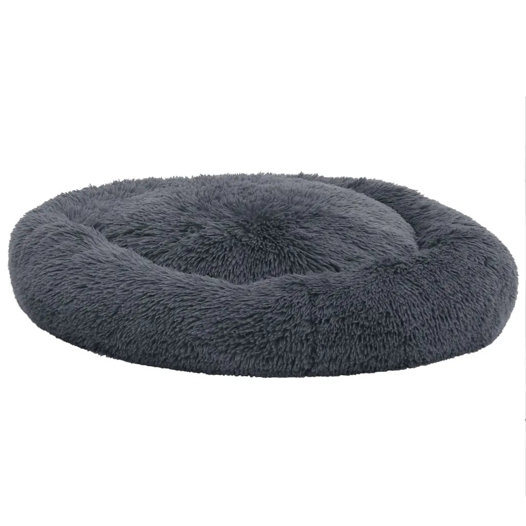  VidaXL Waschbares Hunde- & Katzenkissen Dunkelgrau 90x90x16 Cm Plüsch