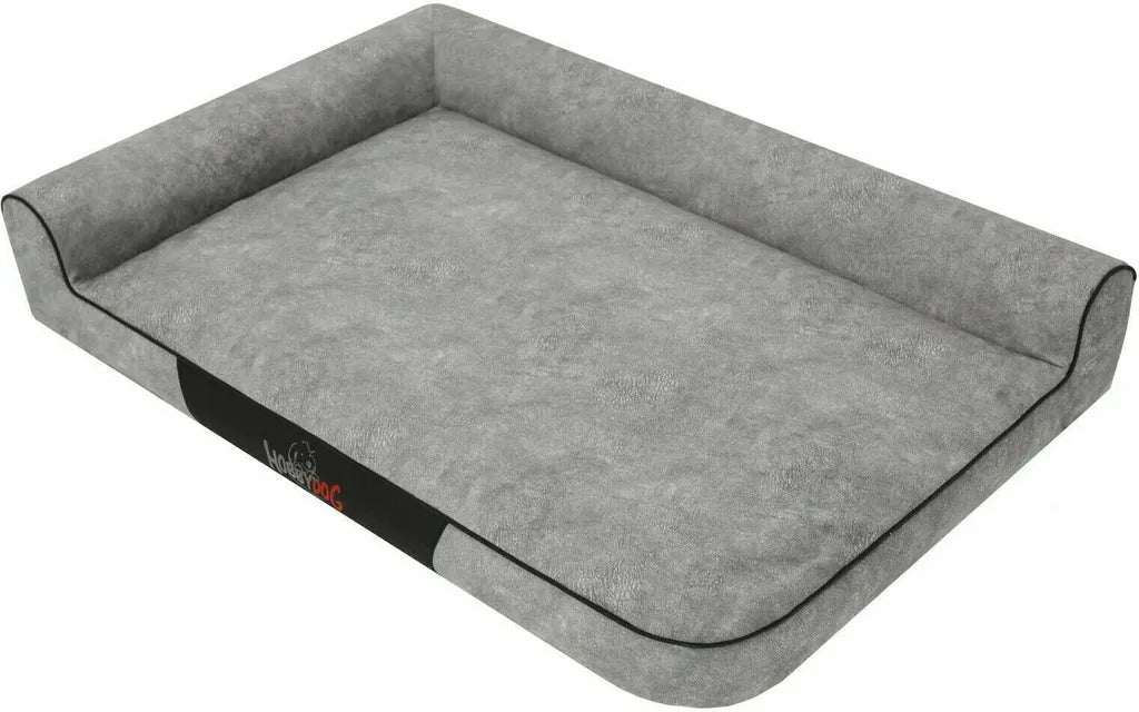  Hobbydog Hundebett Hundekissen Tierbett Katzenbett Hundekorb Schlafplatz - Best - 120 X 80 Cm [Größe: XXL] - Asche