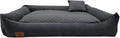  Hundebett Für Große Hunde - Hundesofa Mit Wendekissen 120x85cm [ Graphit ] EU & ®