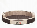  RINGO Hobbydog Hundebett - Katzenbett - Sofa - Schlafplatz - Hundematratze - Korb, R2 - Durchmesser 78 Cm, Braun
