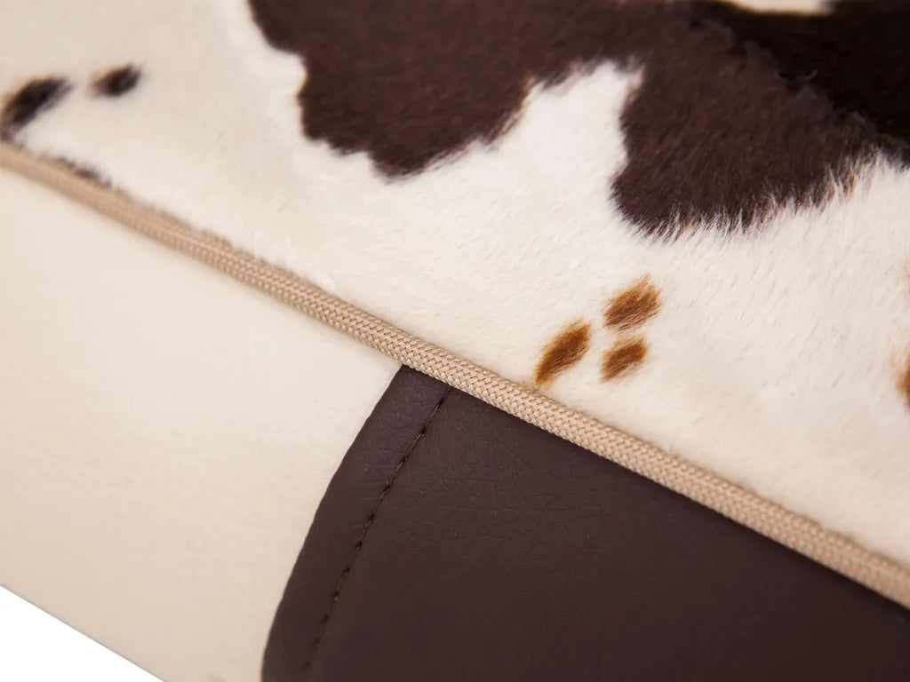  Hundebett Hundesofa Katzenbett Schlafplatz Matratze Tierbett - Victoria Lux - 118 X 78 Cm [Größe: XXL] - Braun Mit Pelz