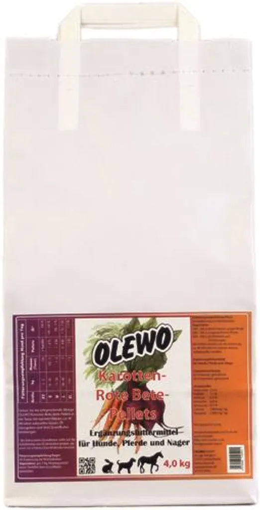  Olewo Karotten - Rote Bete - Pellets 4kg