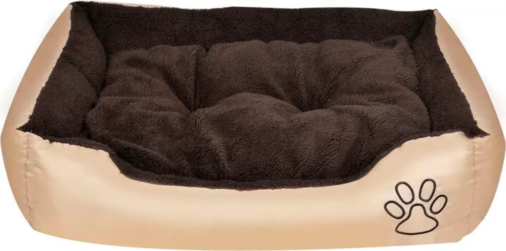  VidaXL Warmes Hundebett Mit Polsterkissen L