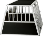  Tectake Hundetransportbox Doppel Mit Schräger Rückwand - Ohne Trennwand