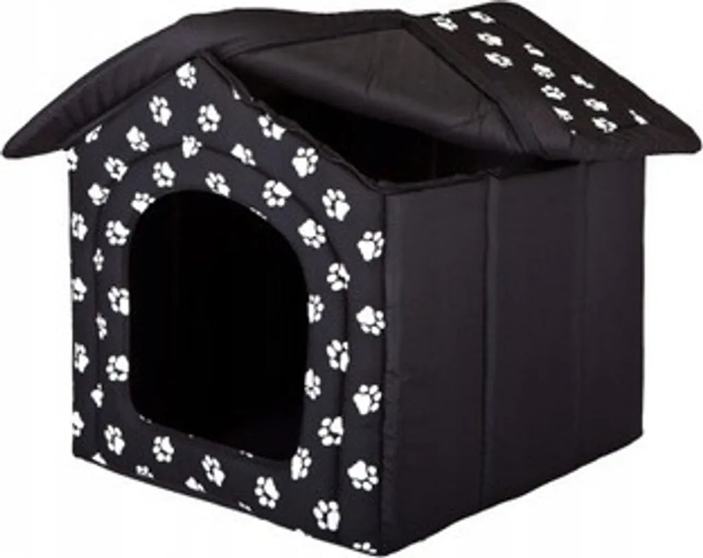  BUDCWL2 R4 Hundehöhle Katzenhöhle Hundebett Katzenbett Hundehaus Schlafplatz Hundekorb Hund Haus Hundehütte Schwarz In Den Pfoten R4: 60 X 55 X 60 Cm