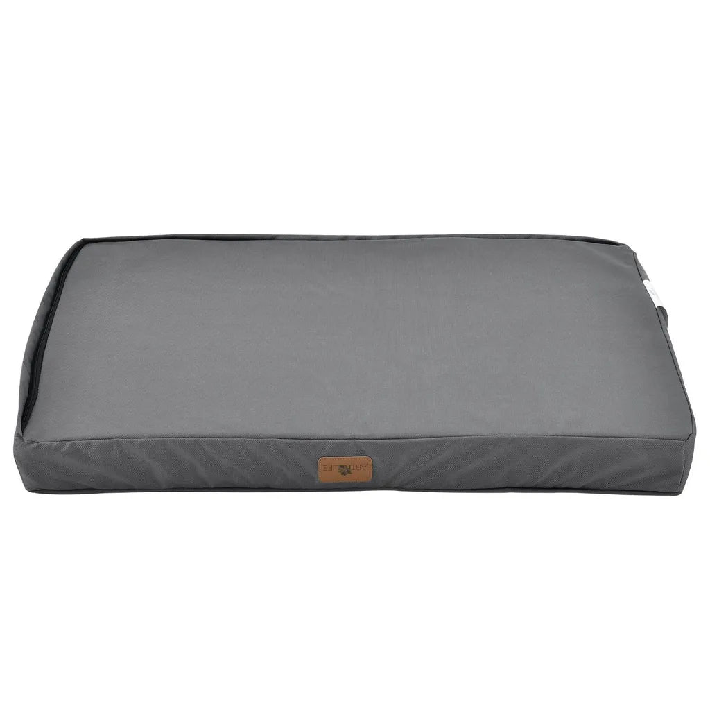  Juskys Hundebett Milow Orthopädisch - 112x81 Cm - Hundekissen Flauschig & Formstabil - Bezug Abnehmbar & Waschbar – Hundesofa Für Große Hunde - Beige