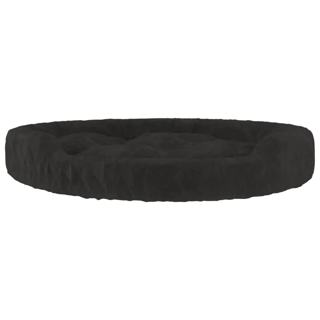  VidaXL Hundebett Schwarz 70x55x23 Cm Plüsch