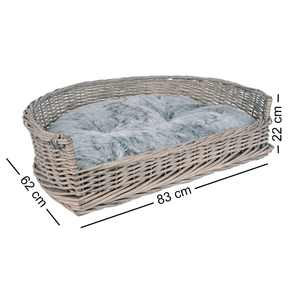  Hundebetten Hundebett Hundekorb Schlafplatz Hund Grau 84 Cm Kissen Bett Korb