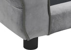  VidaXL Hundesofa Grau 72x45x30 Cm Plüsch