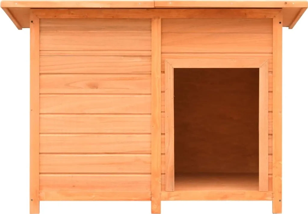  VidaXL Hundehütte Kiefernholz & Tannenholz 120x77x86 Cm