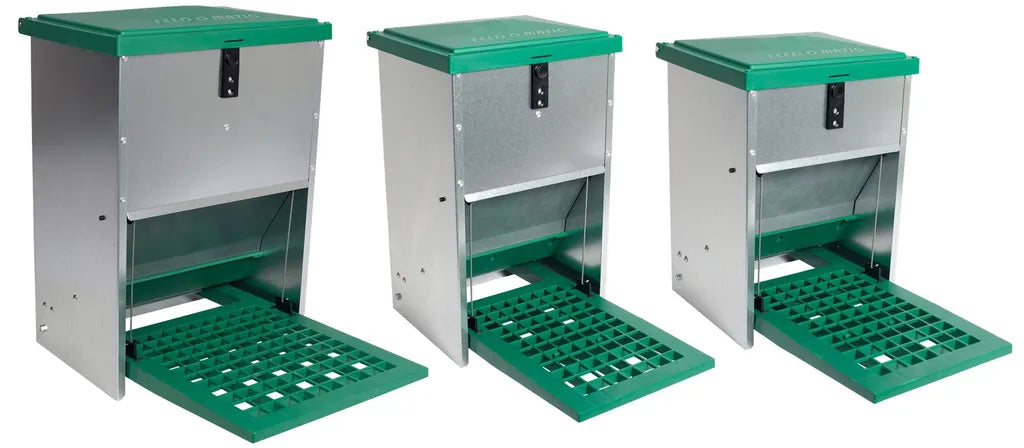  Feedomatic Futterautomat Mit Trittplatte Für 8 Kg Futter