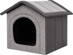  Hobbydog Hundehaus Hundehütte Schlafplatz Beruigungsplatz Beruigungshöhle Hellgrau Graphit R3: 52 X 46 X 53 Cm