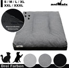  Hundebett Katzenbett Hundekorb Hundekissen Schlafplatz Tierbett Katzenorb Größe: Grau XXL - 120 X 80 X 14 Cm
