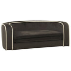  VidaXL Hundesofa Klappbar Dunkelgrau 73x67x26 Cm Plüsch Kissen