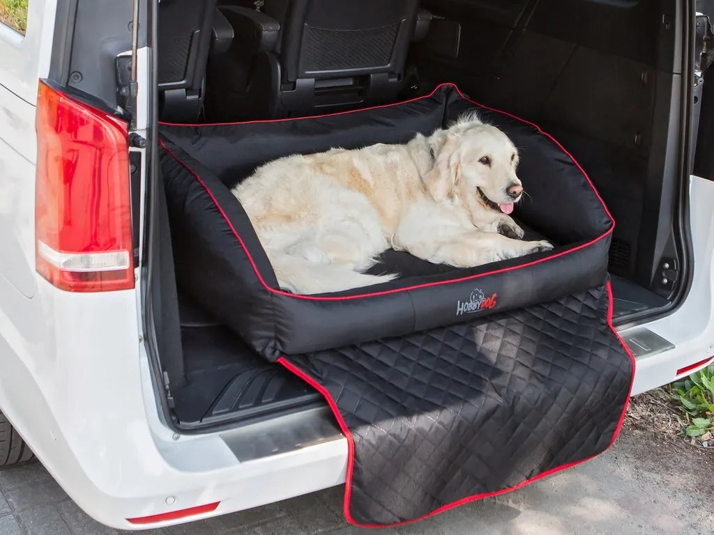  ROYAL TRUNK Hobbydog Das Lager/Bett, Die Couch Für Einen Hund Zum Kofferraum, R2 - 100 X 80 X 35 Cm, Schwarz