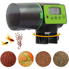 Futterautomat Aquarium, Automatisierte Futterspender Für Fische Mit 4 Mal Fütterung Zeit Einstellung, Geeignet Für Aquarium, Fischtank Und Schildkrötentank