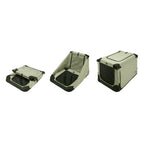  MAELSON Soft Kennel Transportbox, Faltbar - Anthrazit - 82 X 59 X 59