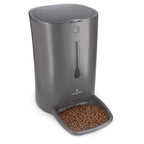  Navaris Automatischer Futterautomat Futterspender Mit Timer - 6L Futternapf Automat Mit Timer Und Akustischer Benachrichtigung - Für Hund Und Katze