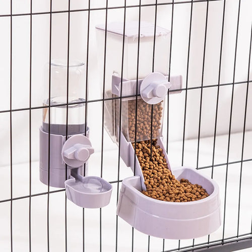  2 Stk Automatischer Futternapf Wasserflaschenkäfig Hängender Wasserspender Für Welpen Katzen Kaninchen, Kleintier-Trinkflaschen