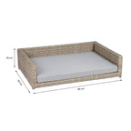  Greemotion Hunde-Sofa Größe M, Kinderstuhl, Outdoor, Katze (Tier) / Hund, Beige, Grau, Rechteckig, Einfarbig