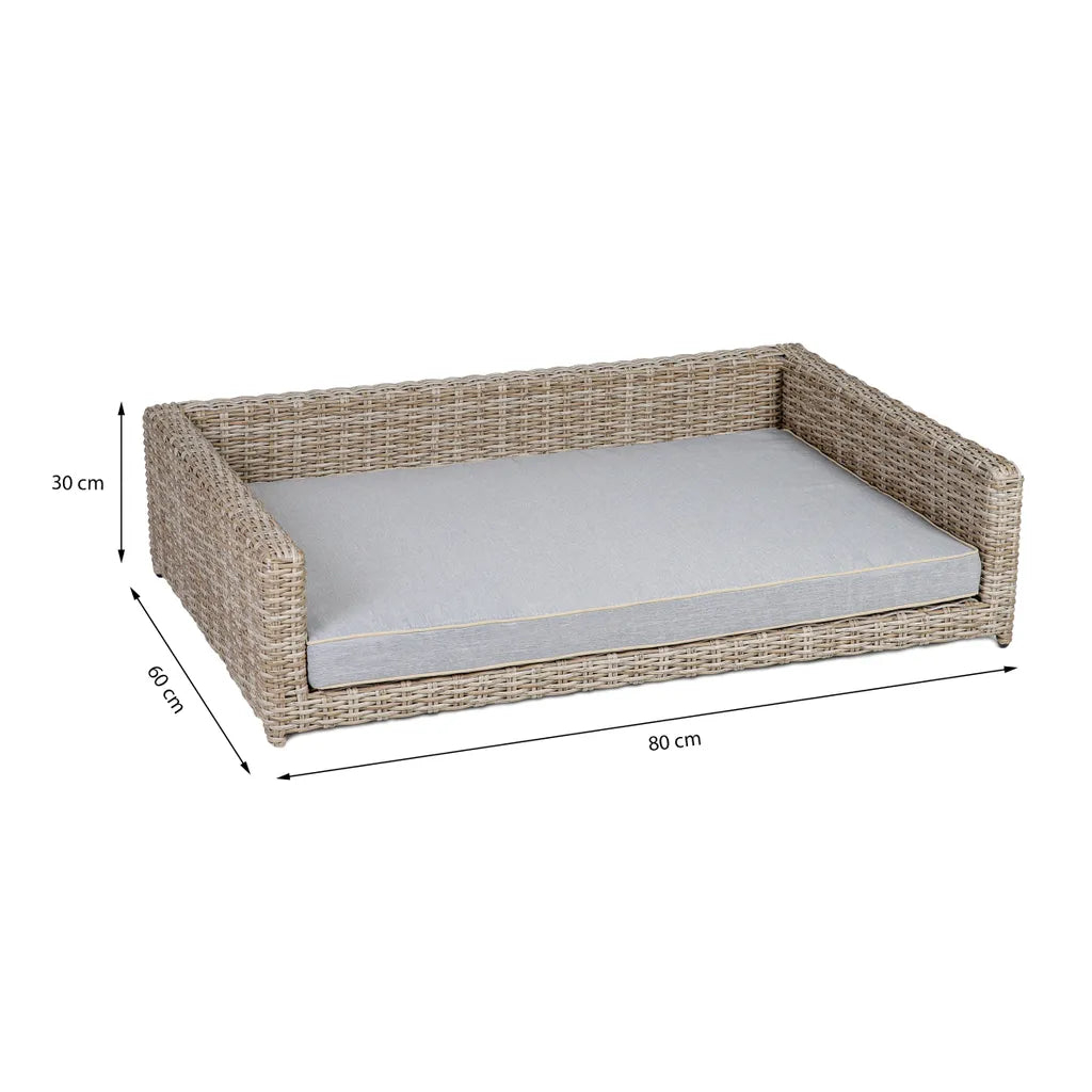  Greemotion Hunde-Sofa Größe M, Kinderstuhl, Outdoor, Katze (Tier) / Hund, Beige, Grau, Rechteckig, Einfarbig