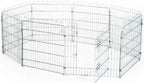  PawHut Freilaufgehege Welpenauslauf Welpenzaun Laufstall Welpengitter Für Tiere 8-teilig B63 X H60 Cm