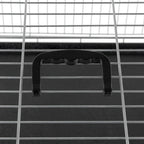  Zoomundo Faltbarer Tierkäfig / Transportbox - Silber Größe XXL