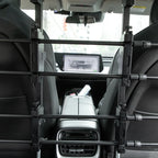  PawHut Hundeschutzgitter Auto, Verstellbares Trenngitter Für Hunde, Universal Kofferraum Hundegitter, Autotrennwand, Kofferraumgitter, Stahl, 89-150 X 76-124 Cm
