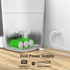  3L WIFI Elektronischer Futterautomat Futterspender Automatischer Futternapf Für Katzen Hunde Programmierbar 4 Mahlzeiten Pro Tag Netzteil / Batterie
