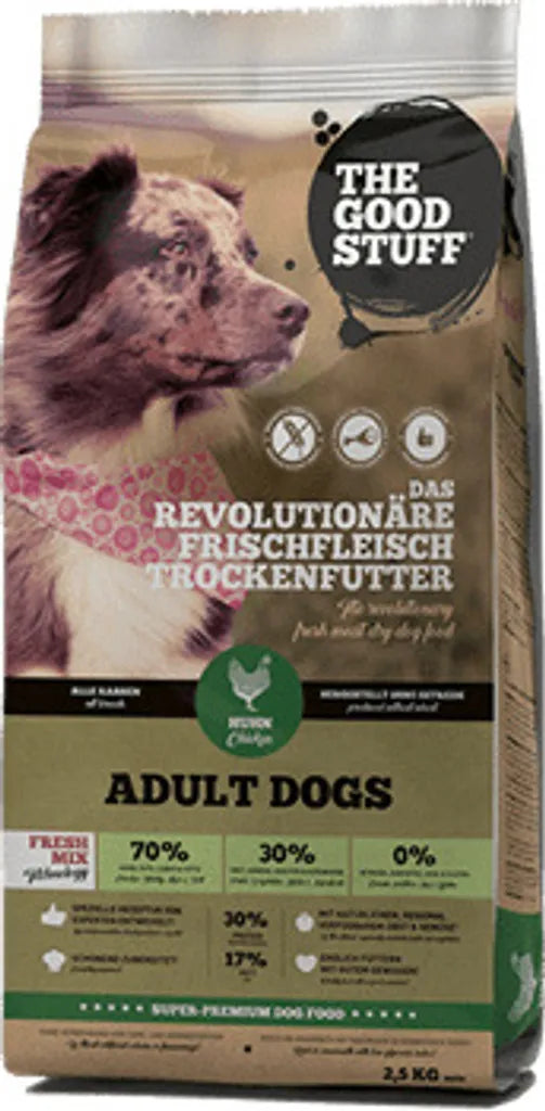  THE GOODSTUFF | CHICKEN (Adult) | Hunde-Trockenfutter | Getreidefrei Grösse: 2.5 KG