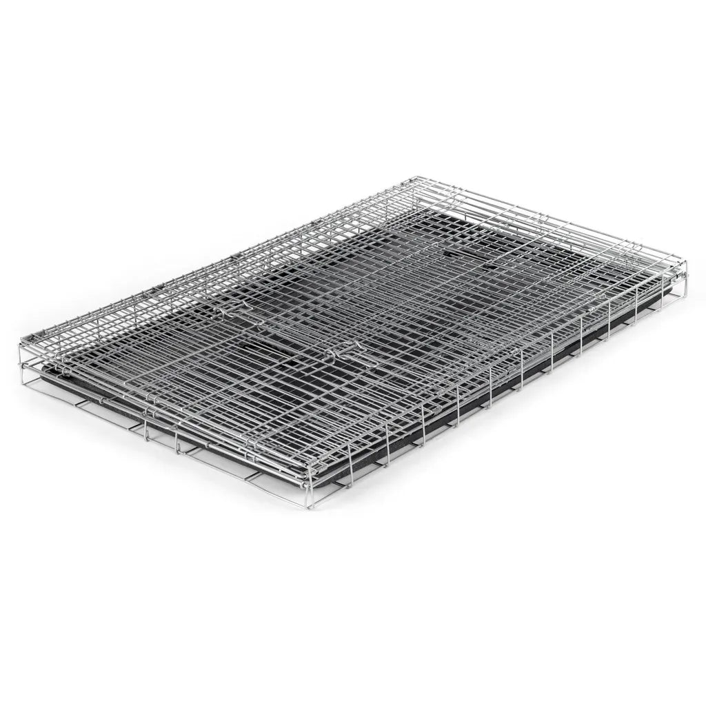  Zoomundo Faltbarer Tierkäfig / Transportbox - Silber Größe XXL