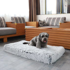  The Pets Smile Plüsch Hundekorb,Hundesofa,Hundekissen,Hundebett,Hundekörbchen,waschbar, Plüsch Kissen, Für Große Hunde