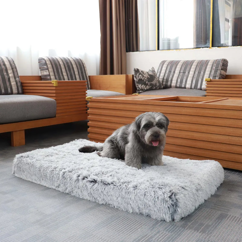 The Pets Smile Plüsch Hundekorb,Hundesofa,Hundekissen,Hundebett,Hundekörbchen,waschbar, Plüsch Kissen, Für Große Hunde