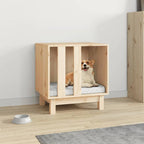  VidaXL Hundehütte 50x40x52 Cm Massivholz Kiefer