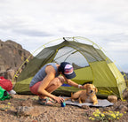  Ruffwear Highlands Pad Bett Cloudbust Gray, Größe:M
