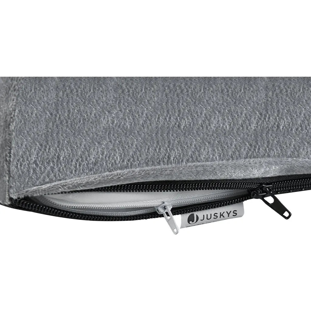  Juskys Hundebett Sheena XL Orthopädisch, Waschbar & Rutschfest – 105 X 82 X 17 Cm– Hundesofa Flauschig Große Hunde Grau – Haustierbett Hundesofa