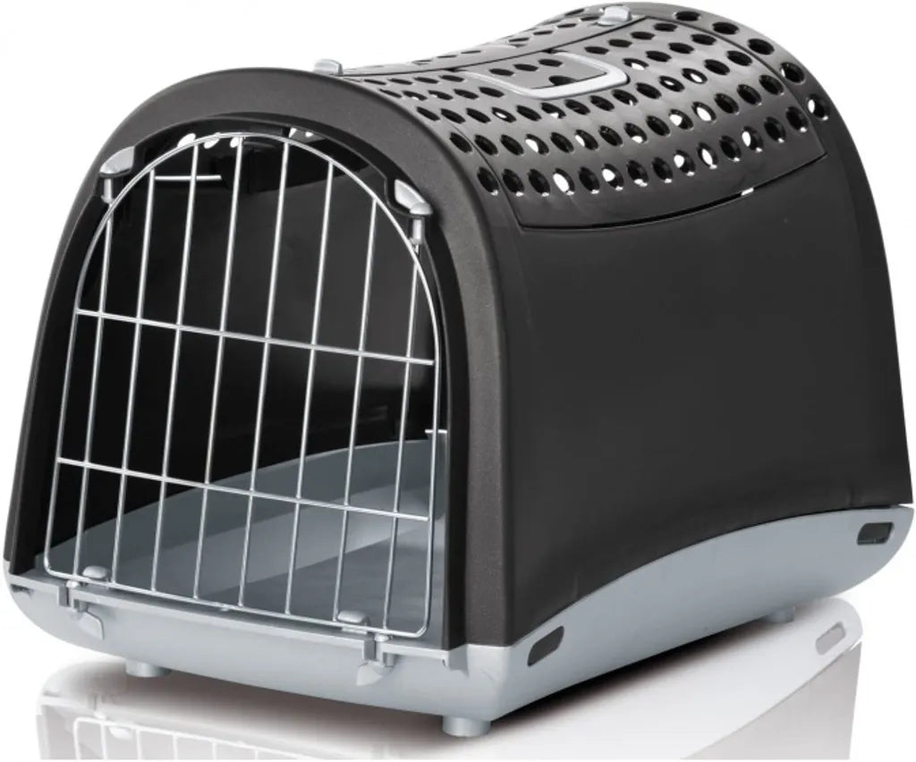 Imac Transportbox Linus Cabrio Katzen 50 X 32 Cm Anthrazit