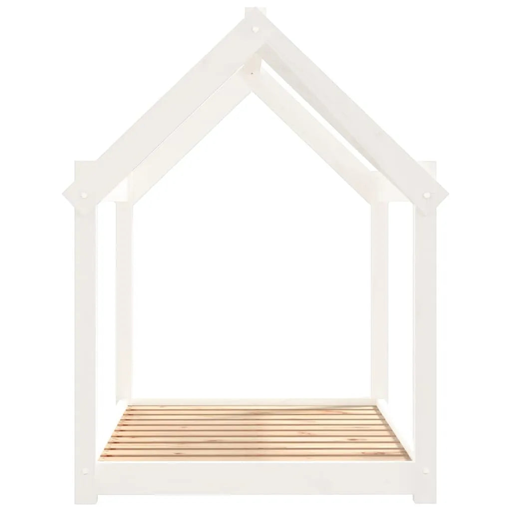  VidaXL Hundebett Weiß 101x70x90 Cm Massivholz Kiefer