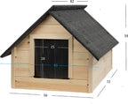  Hundehütte Holz Hundehütte Massiv Isolierte 82x69 Hersteller Weiß