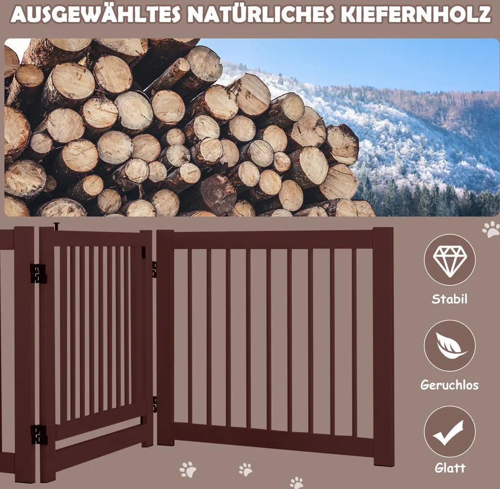  COSTWAY Schutzgitter Treppengitter Absperrgitter Hundeschutzgitter Tuerschutzgitter 3 Stücke