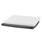  Juskys Hundebett Milow Orthopädisch 112x81cm - Hundekissen Flauschig & Stabil - Bezug Abnehmbar & Waschbar – Hundematte Für Große Hunde - Grau