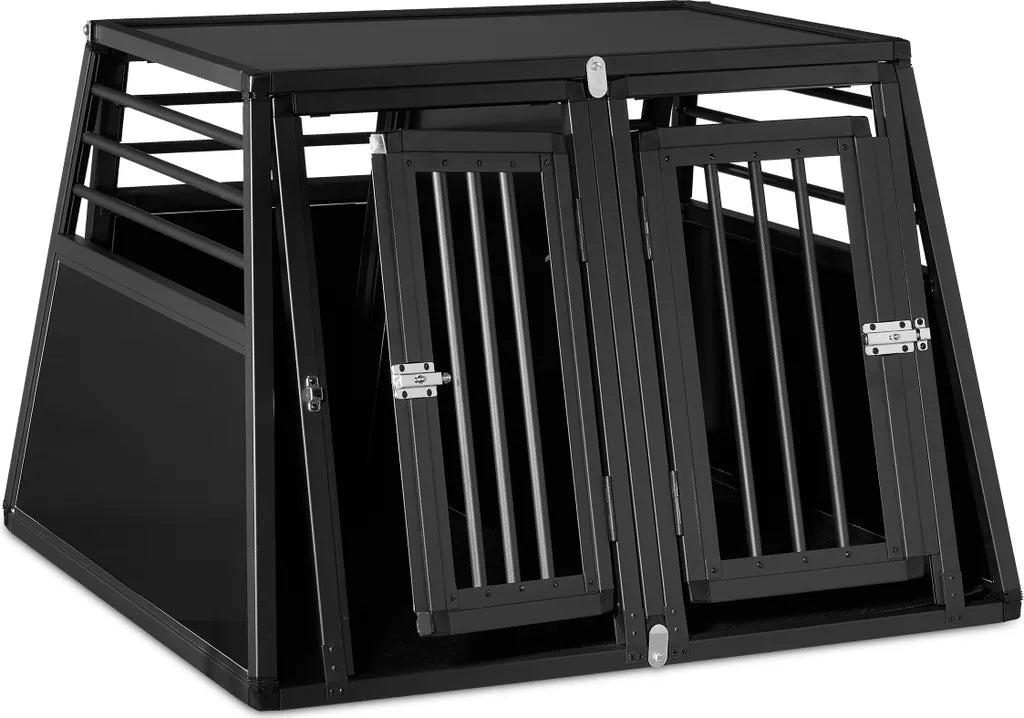  Relaxdays Hundebox Auto XL Mit Trennwand
