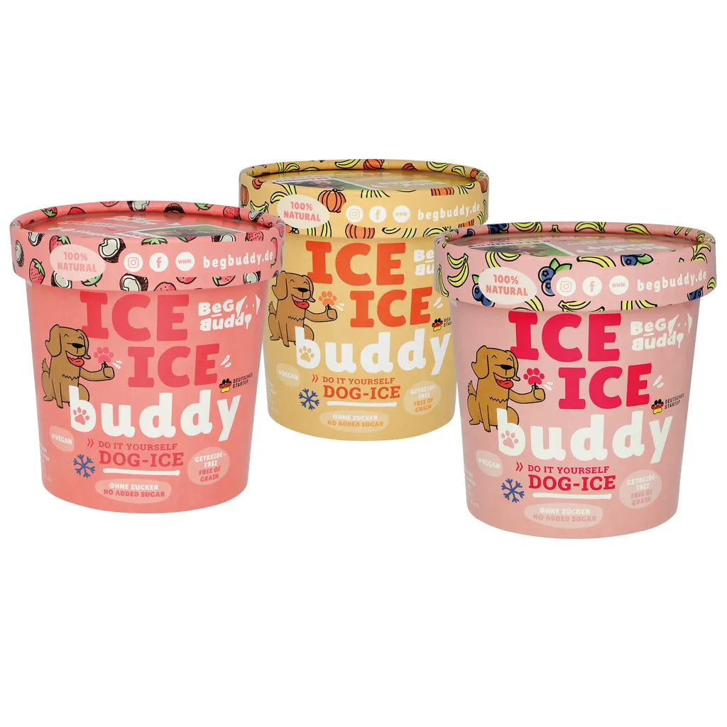  Beg Buddy | Hundeeis Pulver Erdbeere Kokosnuss 66g