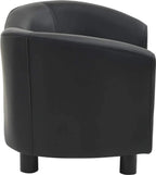  VidaXL Hundesofa Schwarz 67x41x39 Cm Kunstleder