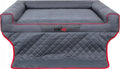  VIKI TRUNK Hobbydog Das Lager - Bett, Die Couch Für Einen Hund Zum Kofferraum, R2 - 100 X 80 X 20 Cm, Grau