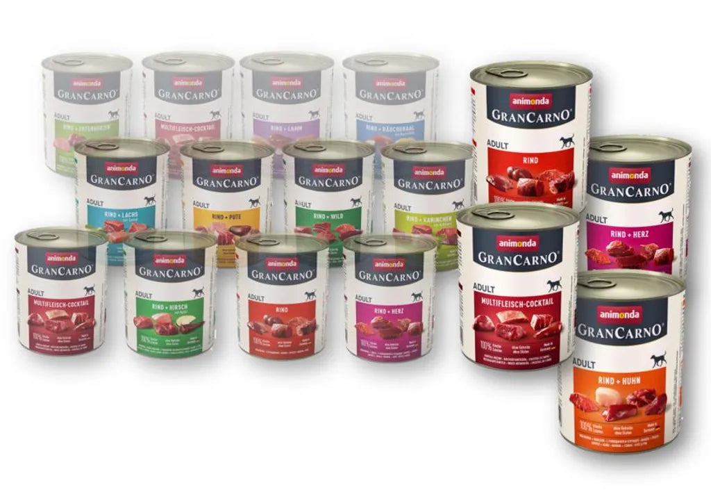  Animonda Gran Carno - Dog ¦ Mixpaket I - 24 X 800g ¦ Nasses Hundefutter In Dosen