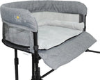  Close2Me HAPPY - Mittelgroßes Beistellbett Für Haustiere Bis 12 Kg, Inklusive Auflagepad Mit Kuschelrand