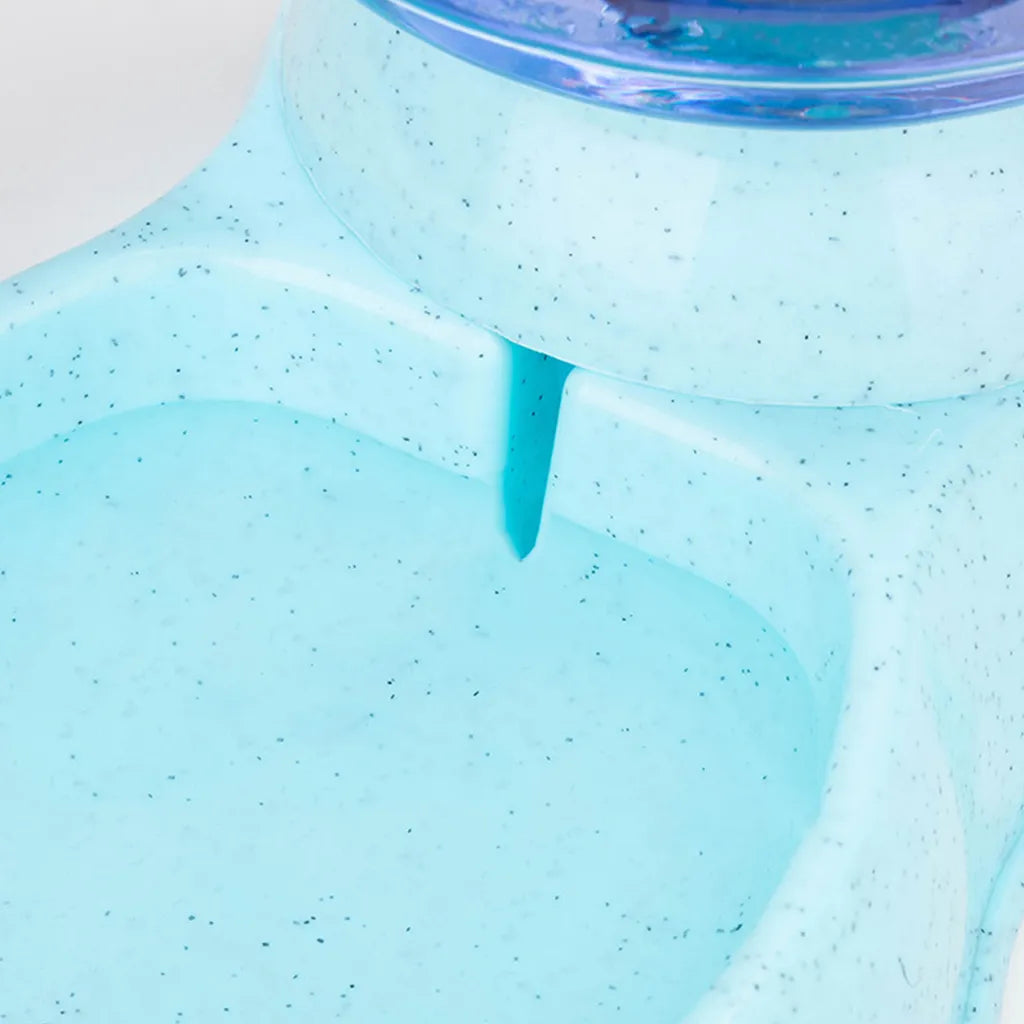  3.8L Wasserspender Für Haustiere, Wasserflasche Für Hunde, Futternapf Für Haustiere, Wasserspender Für Katzen, Futterspender Für Katzenfutter(grau)